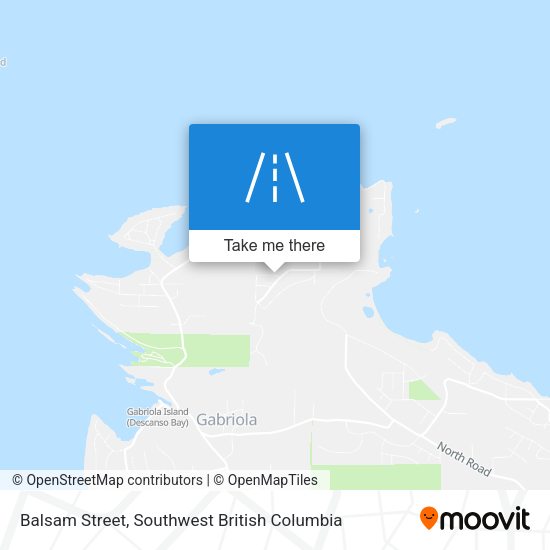 Balsam Street map