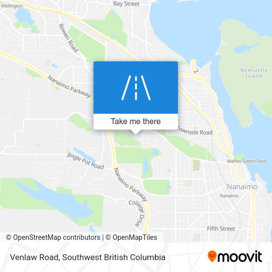 Venlaw Road map