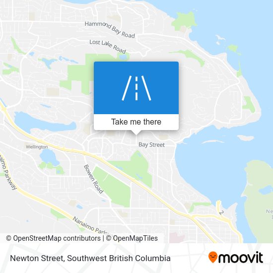 Newton Street map