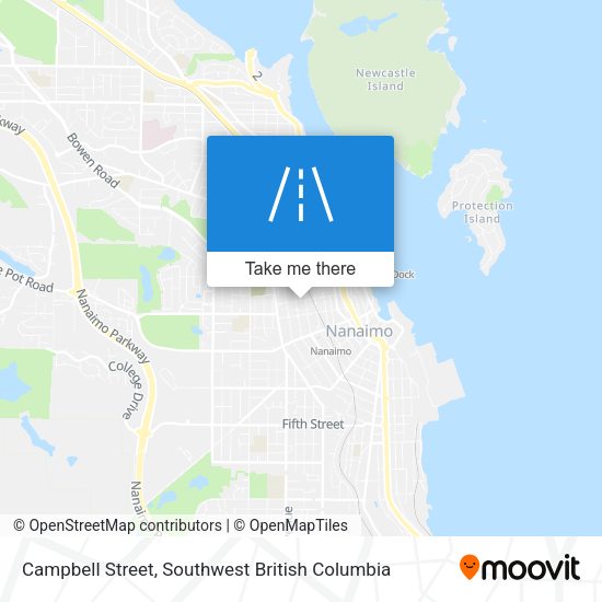 Campbell Street map