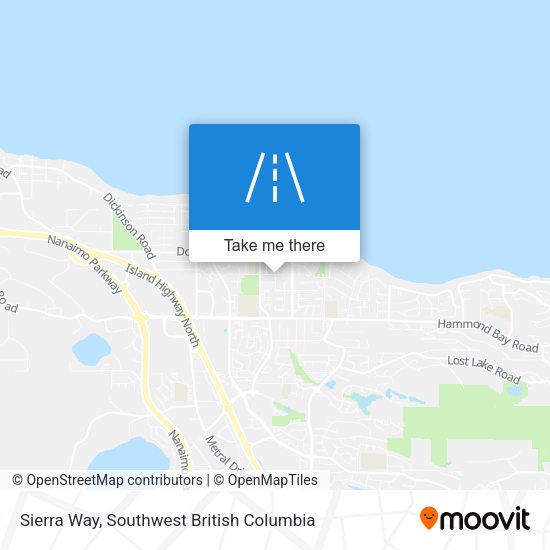 Sierra Way map