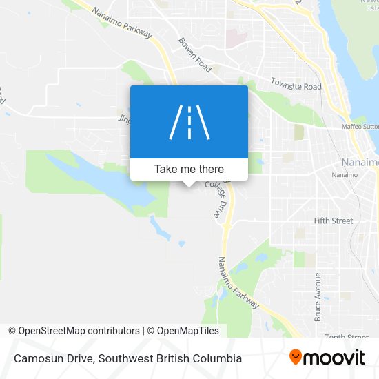 Camosun Drive map