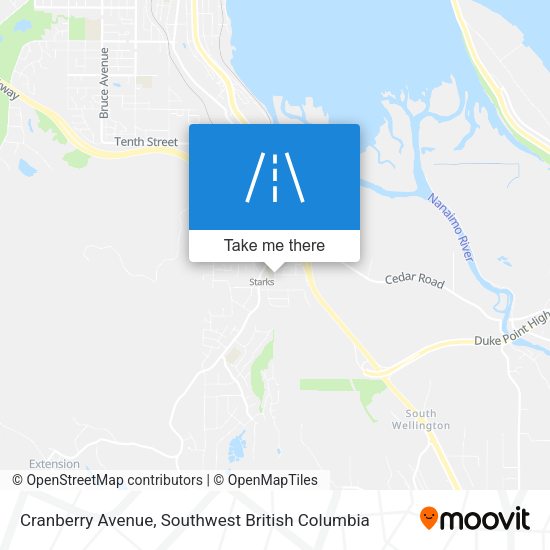 Cranberry Avenue map