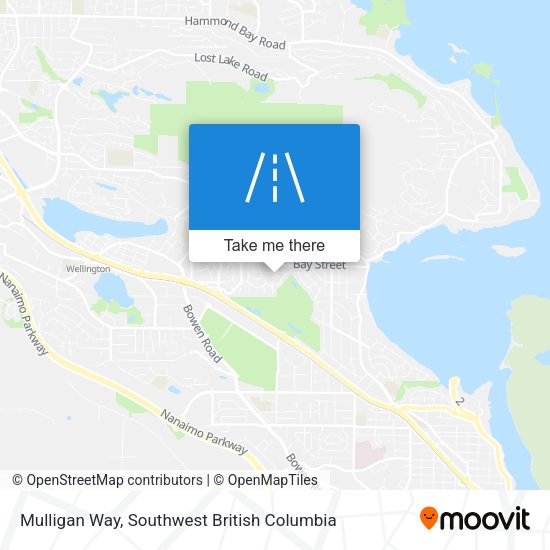 Mulligan Way map