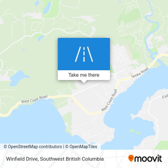 Winfield Drive map