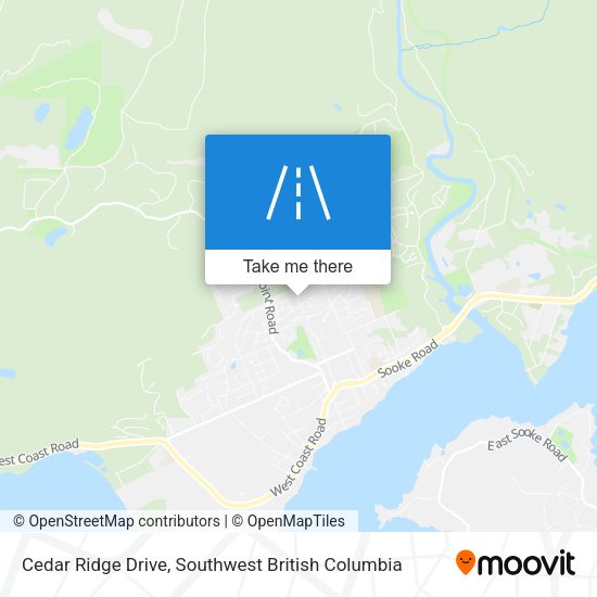 Cedar Ridge Drive plan