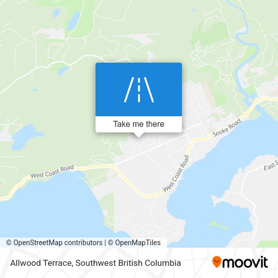 Allwood Terrace map