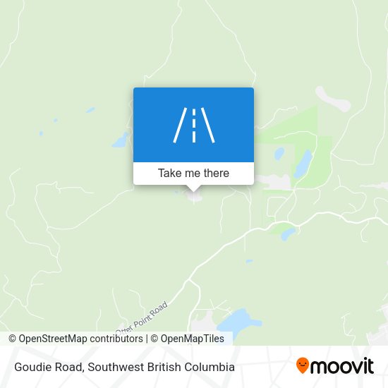 Goudie Road map