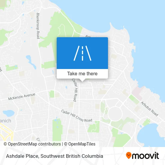 Ashdale Place map