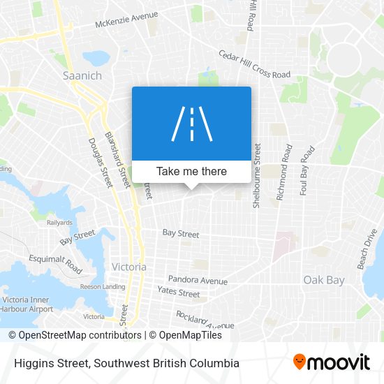 Higgins Street map