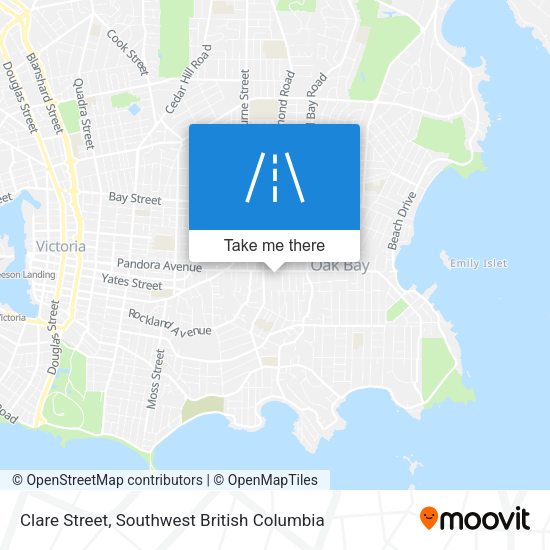 Clare Street map