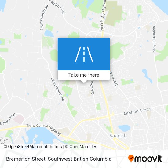 Bremerton Street map