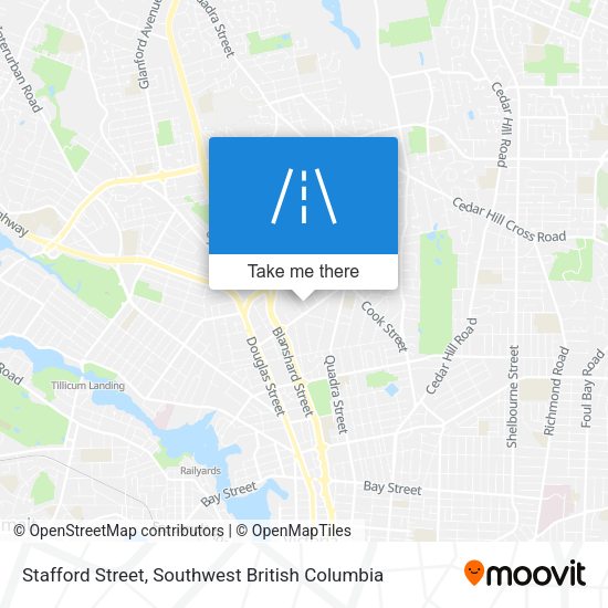 Stafford Street map