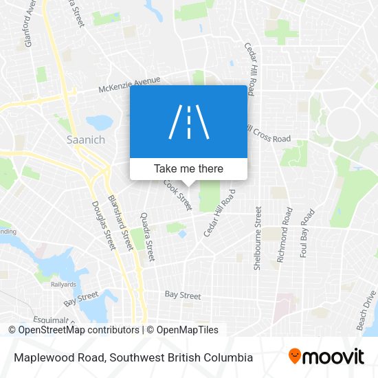 Maplewood Road map