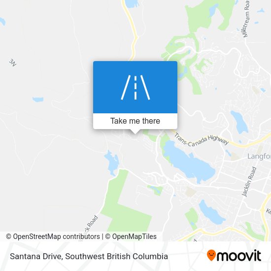 Santana Drive map