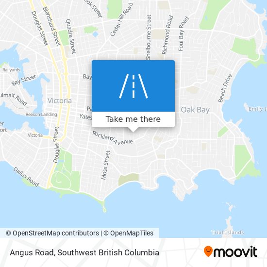 Angus Road map