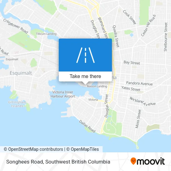 Songhees Road map