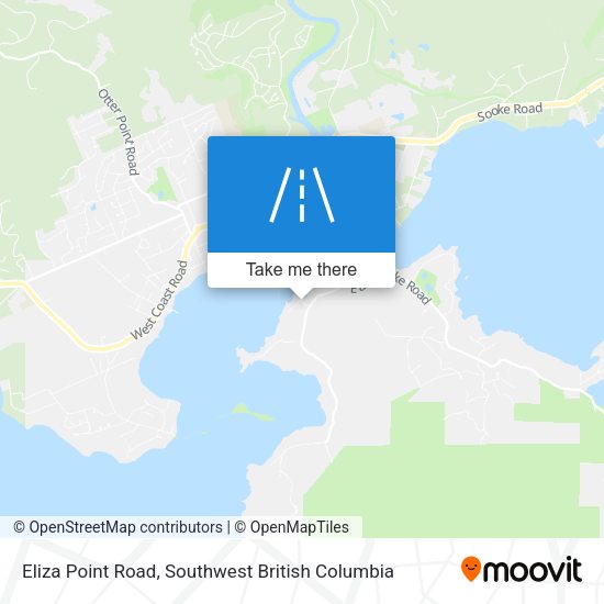 Eliza Point Road map