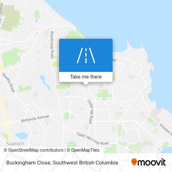Buckingham Close map