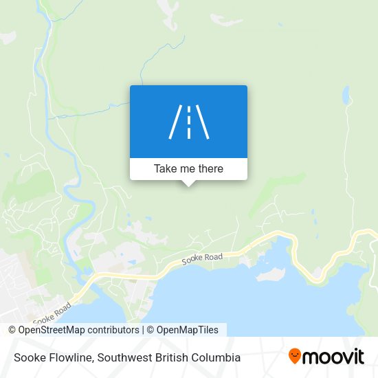 Sooke Flowline map