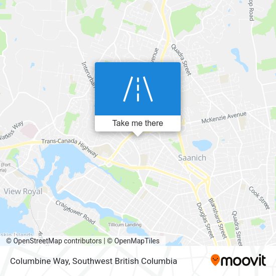 Columbine Way map