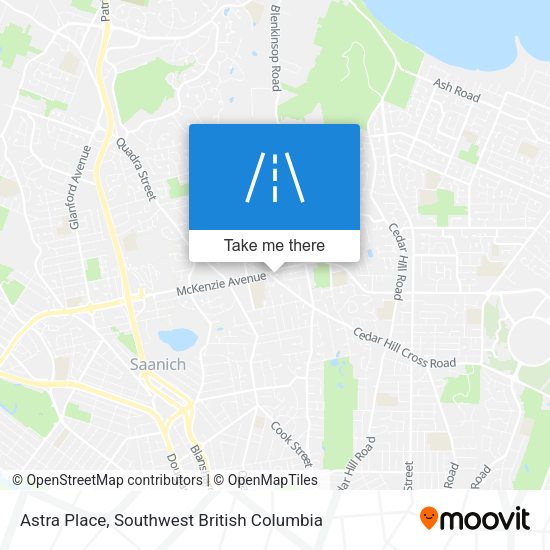 Astra Place map