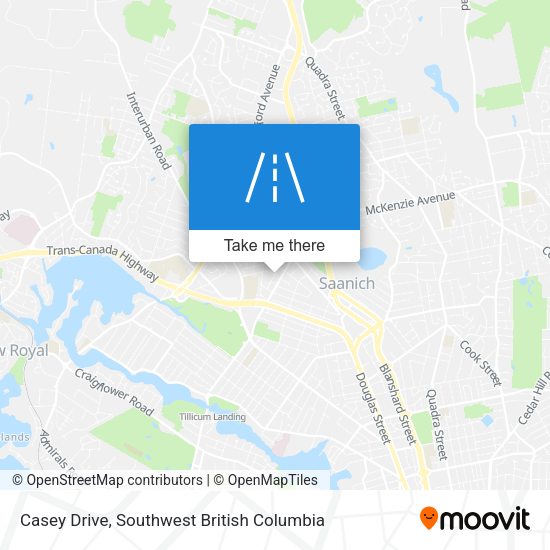 Casey Drive map