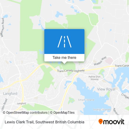 Lewis Clark Trail map