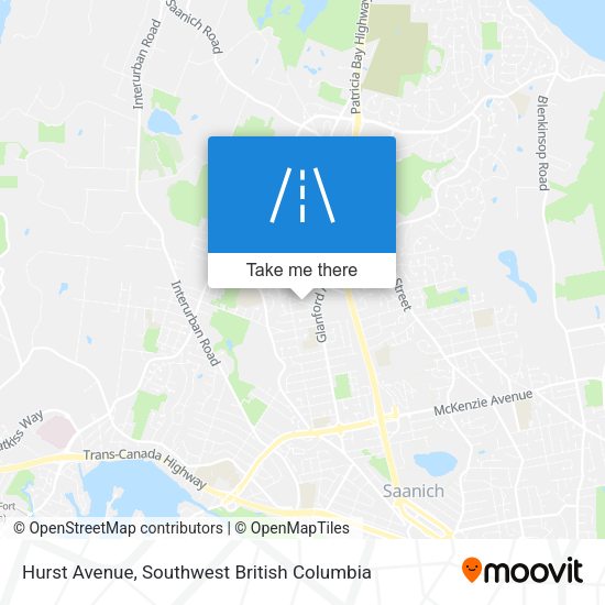Hurst Avenue map