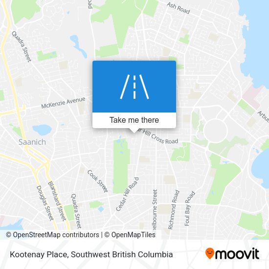 Kootenay Place map