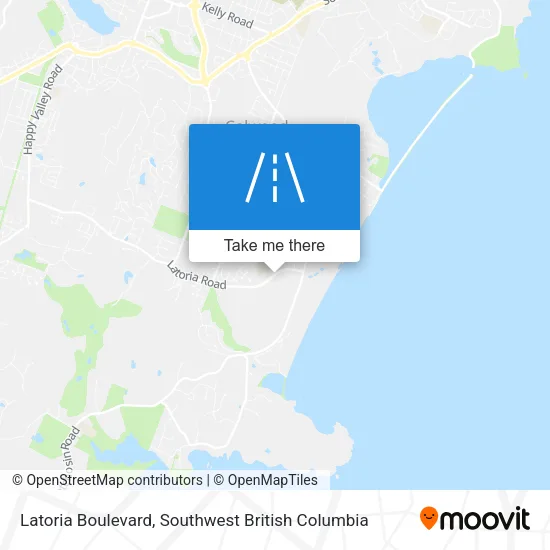 Latoria Boulevard map