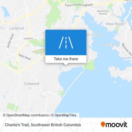 Charlie's Trail map