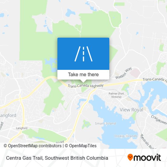 Centra Gas Trail map
