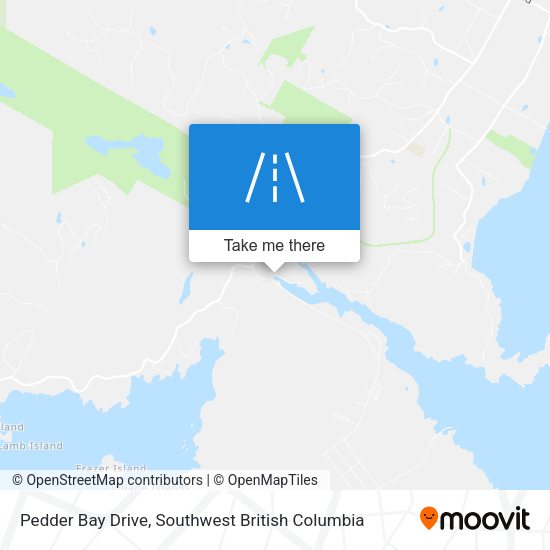 Pedder Bay Drive map