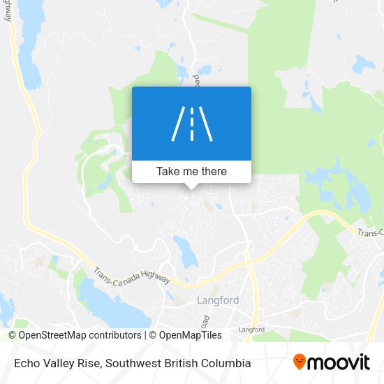Echo Valley Rise map