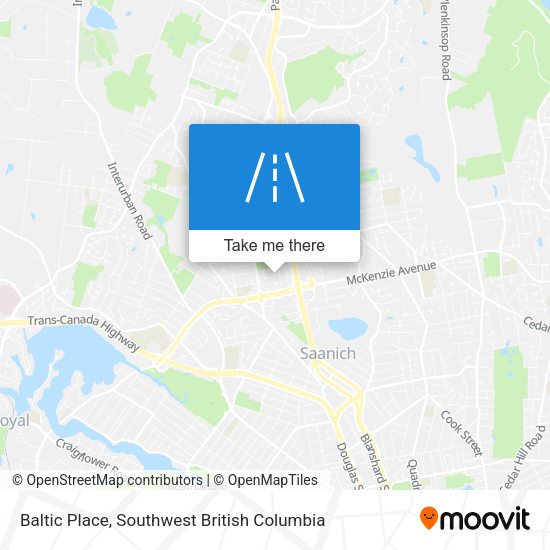 Baltic Place map