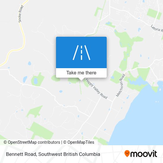 Bennett Road map