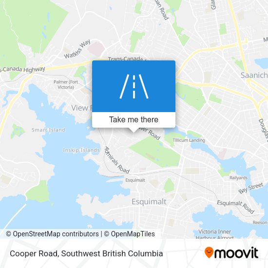 Cooper Road map