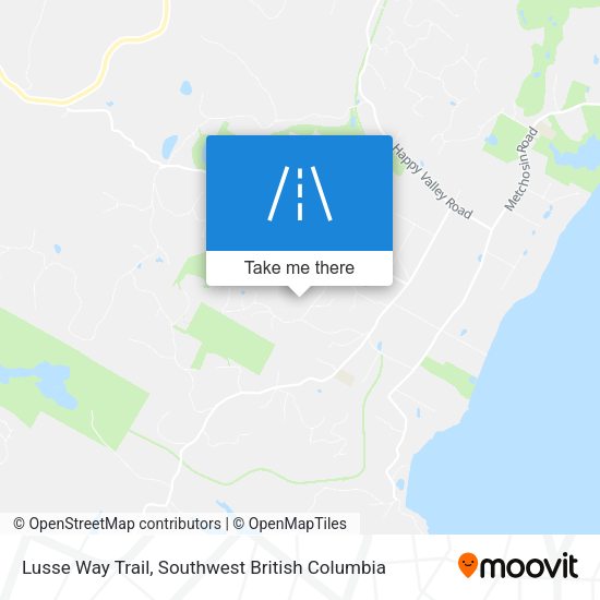 Lusse Way Trail map