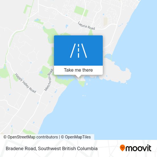 Bradene Road map