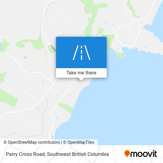 Parry Cross Road map
