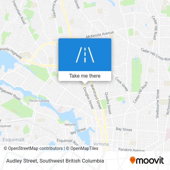 Audley Street map