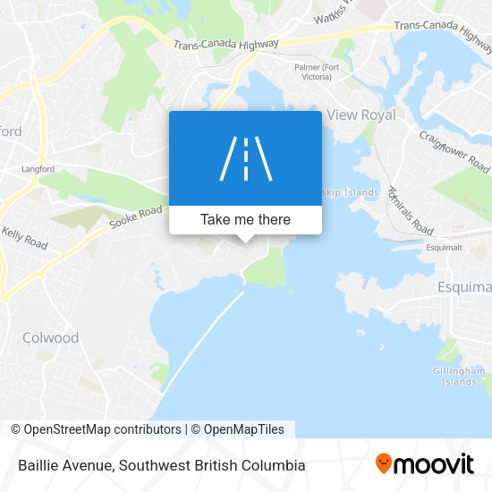 Baillie Avenue map