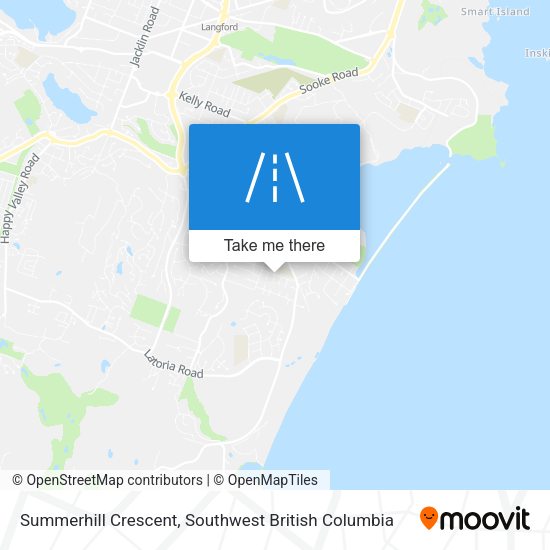 Summerhill Crescent map
