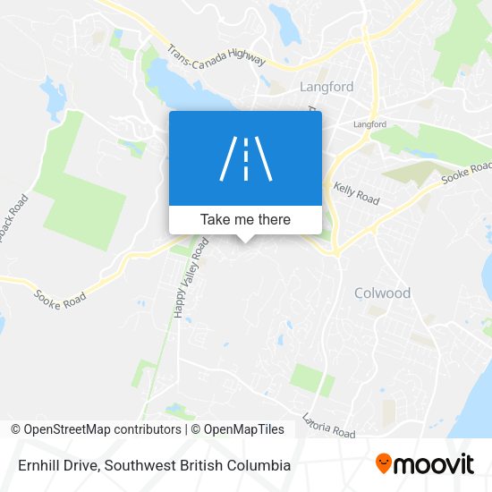 Ernhill Drive map