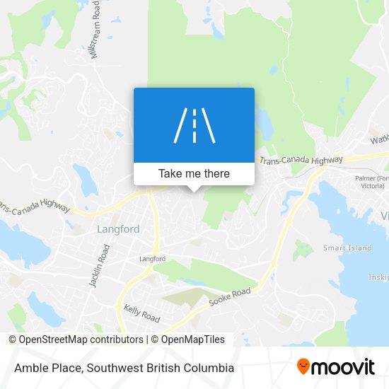 Amble Place map