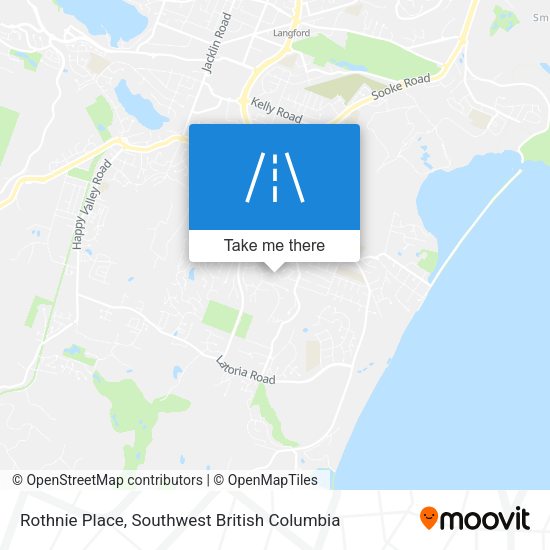 Rothnie Place map