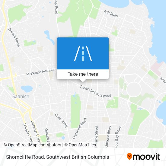 Shorncliffe Road map