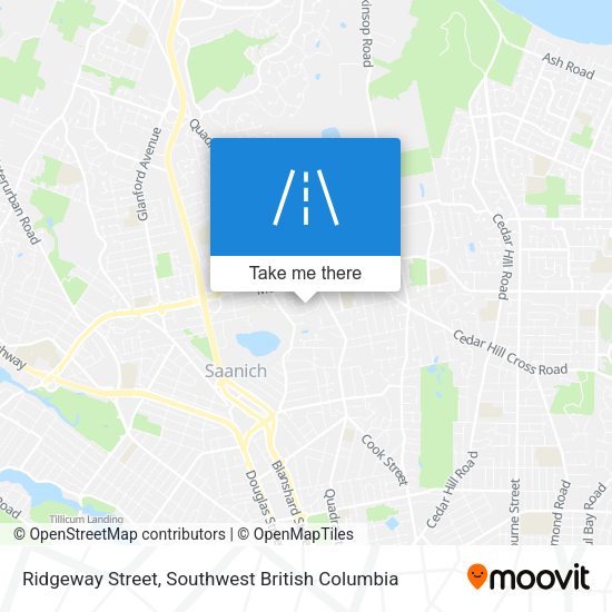 Ridgeway Street map