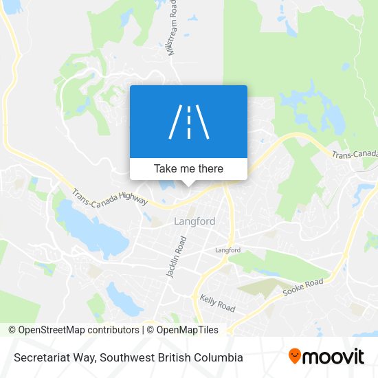 Secretariat Way map